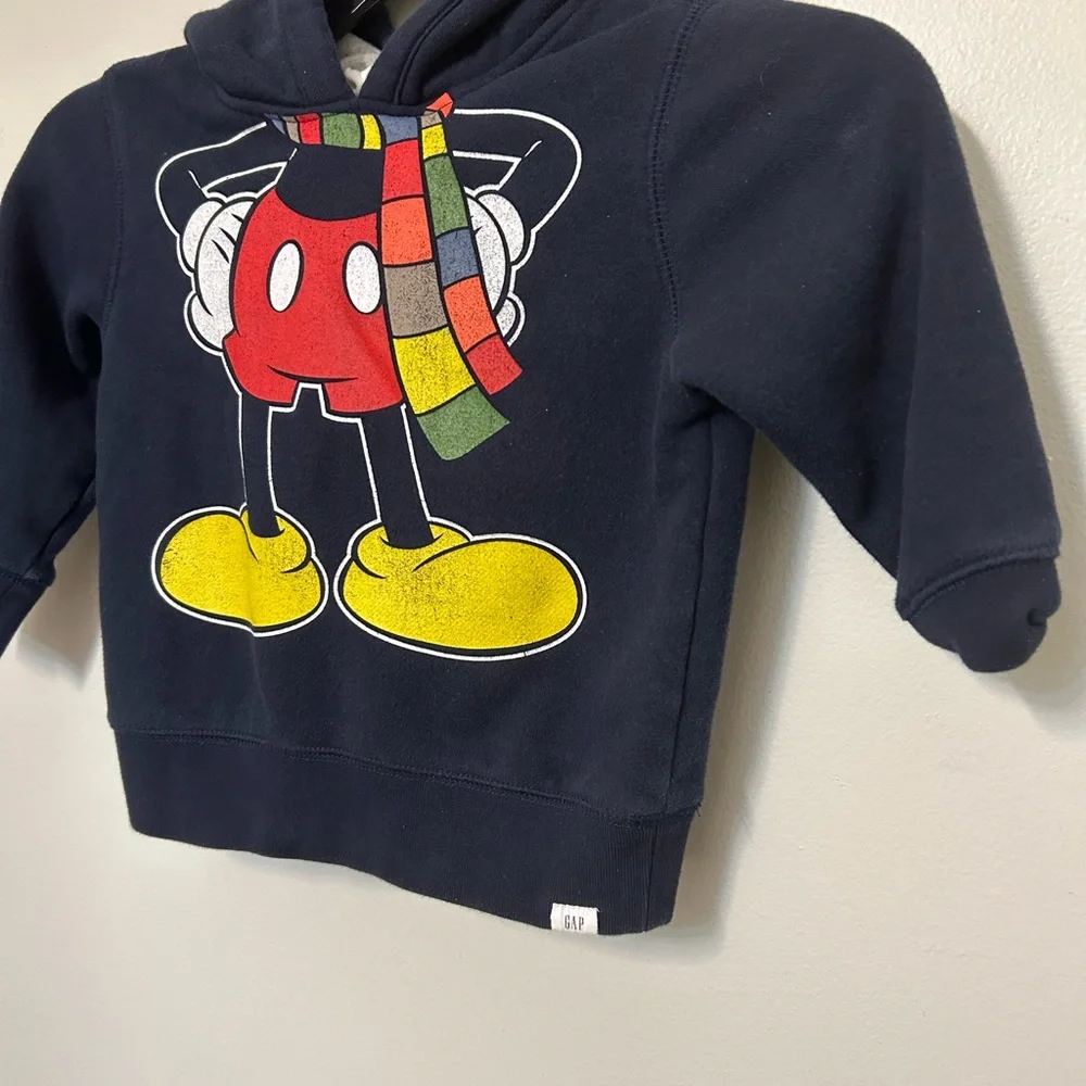 GAP Kids Navy Hoodie with‎ Cartoon Design